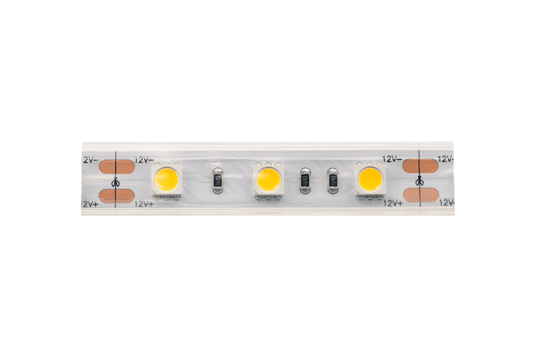 Лента светодиодная LUX5050 60LED/м 14,4Вт/м 12В IP65 Цвет:Нейтральный белый (4000K) (1метр) SWG